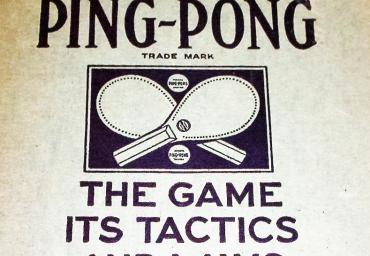 1929 A Manual Of Ping-Pong C.G.Schaad Set S4