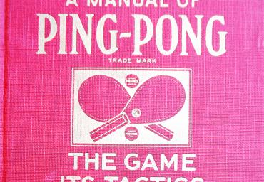 1929 A Manuel of Ping Pong Cornelius Schaad