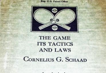1930 Ping Pong C.G.Schaad presented with PP-Set