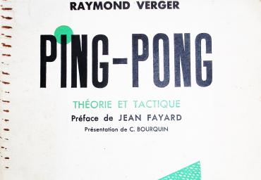 1932 Ping-Pong Raymond Verger