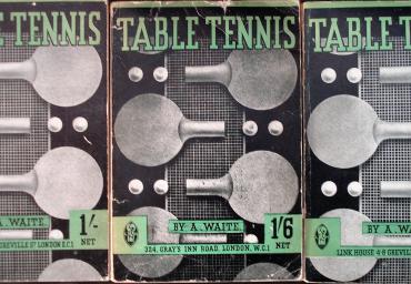 1934 Table Tennis Waite first second and third ed
