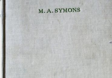 1935 Table Tennis M. A. Symons