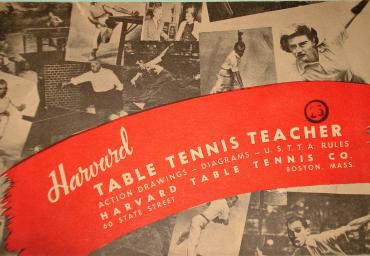 1936 Harvard Table Tennis Teacher