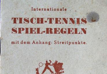 1943 Internationale Tischtennis Spielregeln