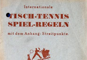 1943 Tischtennis Spielregeln