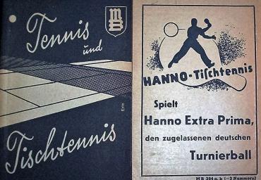 1949 Tennis und Tischtennis two different editions