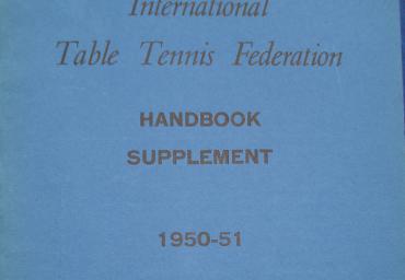 1950 ITTF Handbook Supplement 