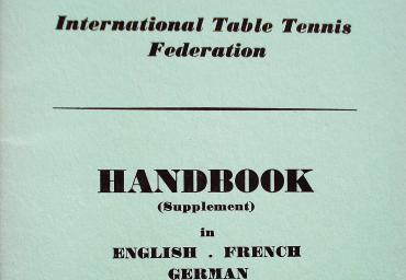 1961 ITTF Handbook