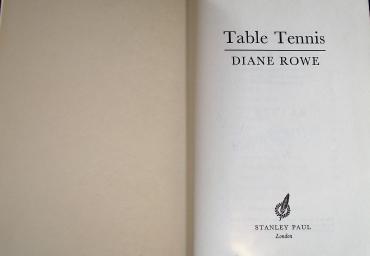 1965 Table Tennis D. Rowe