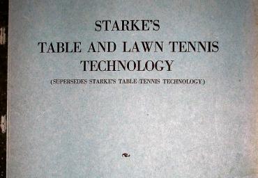 1966 Starke`s Lawn and Table Tennis Technology