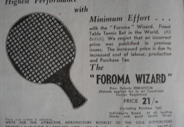 Foroma Wizard Advert