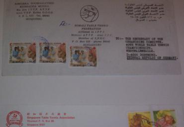 Singapore and  Somalia Envelopes WM 89