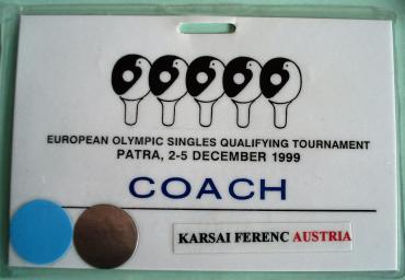 1999 Olympic Qualification Coach