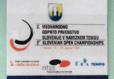 2001 Slovenian Open Coach