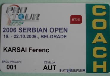 2006 Serbian Open Coach
