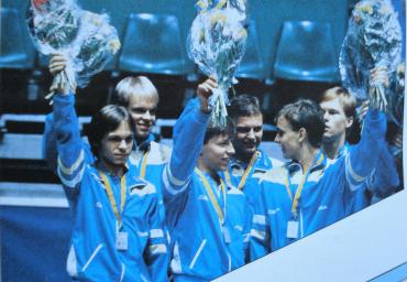 15c 1986 Europameister Schweden